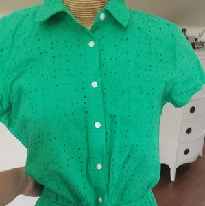 J Crew shirt dress NWT